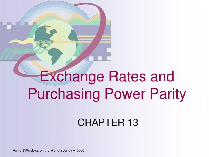 PPT Exchange Rates And Purchasing Power Parity PowerPoint