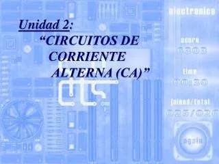 Ppt Circuitos De Corriente Alterna Powerpoint Presentation Free