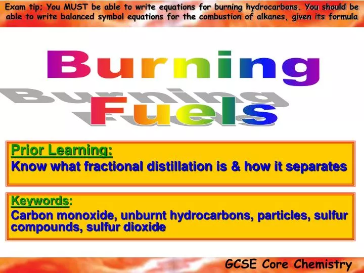keywords carbon monoxide unburnt hydrocarbons particles sulfur compounds sulfur dioxide