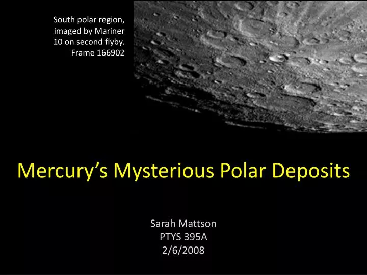 mercury s mysterious polar deposits