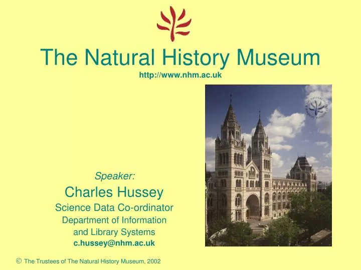 the natural history museum http www nhm ac uk