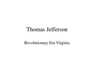 Thomas Jefferson