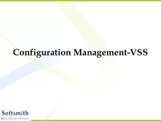 Configuration Management-VSS