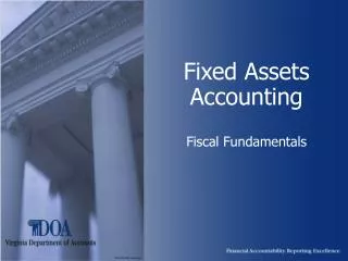 Fixed Assets Accounting Fiscal Fundamentals