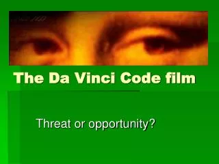 The Da Vinci Code film