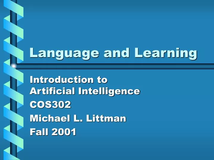 language and learning