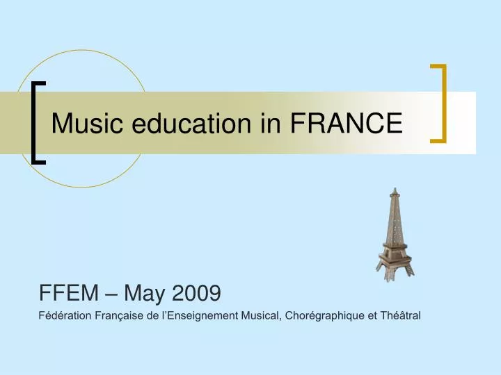 music education in france