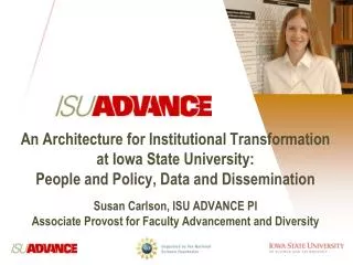 An Architecture for Institutional Transformation: People and Policy Data and Dissemination