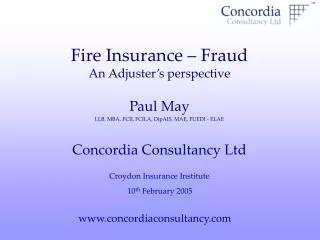 Fire Insurance – Fraud An Adjuster’s perspective