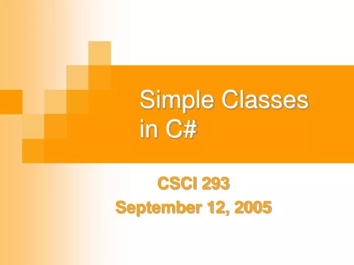 simple classes in c