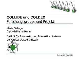 collide und coldex forschungsgruppe und projekt