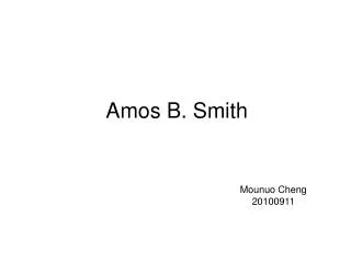 Amos B. Smith