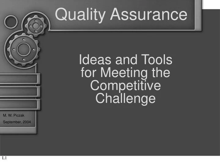 quality assurance