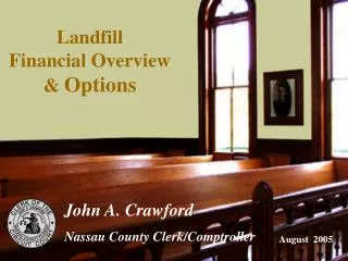 Landfill Financial Overview &amp; Options