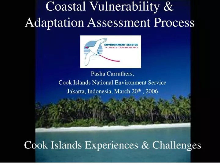 coastal vulnerability adaptation assessment process