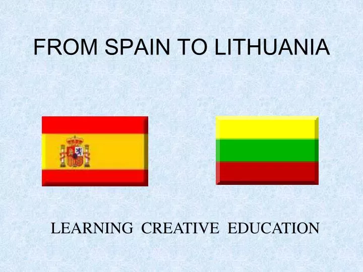 from spain to lithuania