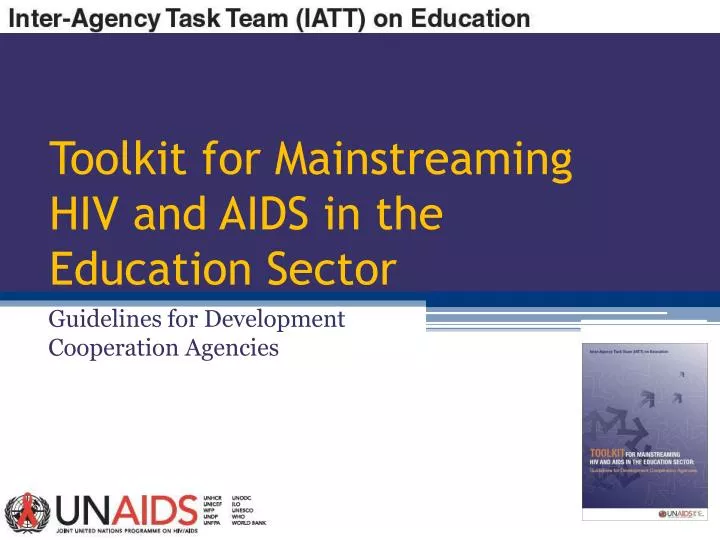 toolkit for mainstreaming hiv and aids in the education sector