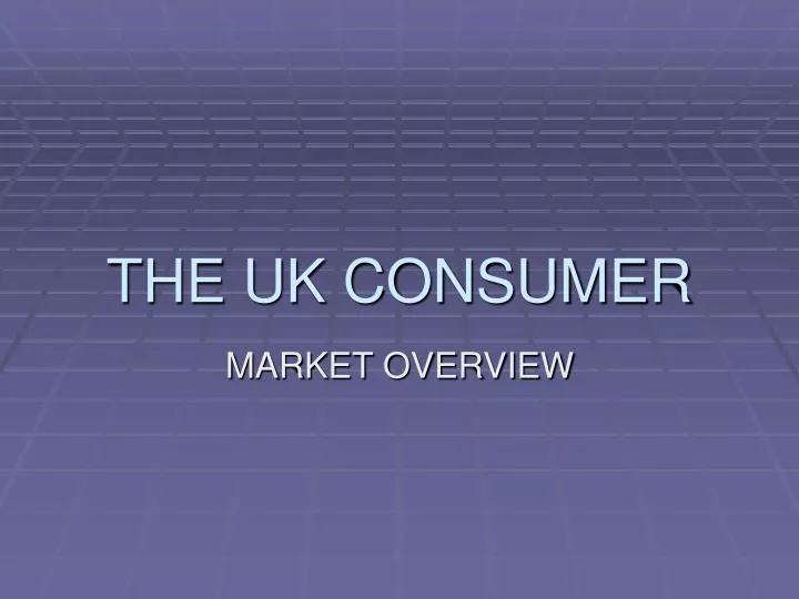 the uk consumer