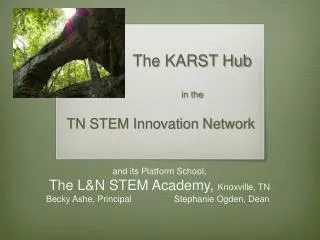 The KARST Hub in the