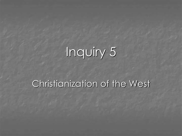 inquiry 5