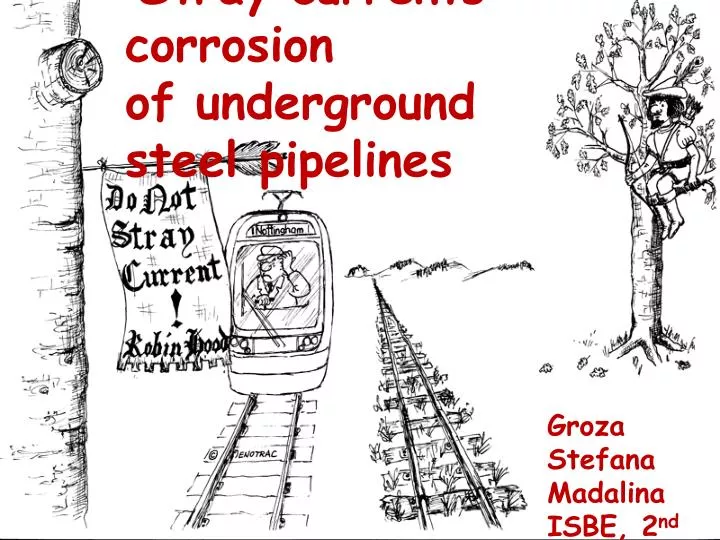 stray currents corrosion of underground steel pipelines