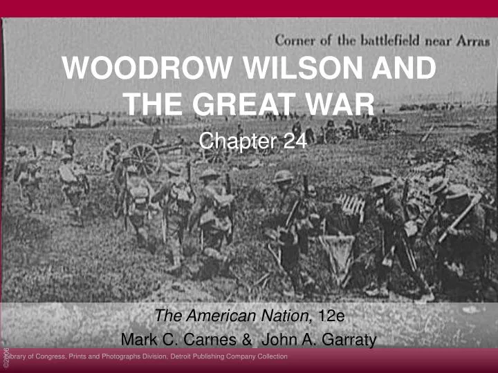 woodrow wilson and the great war