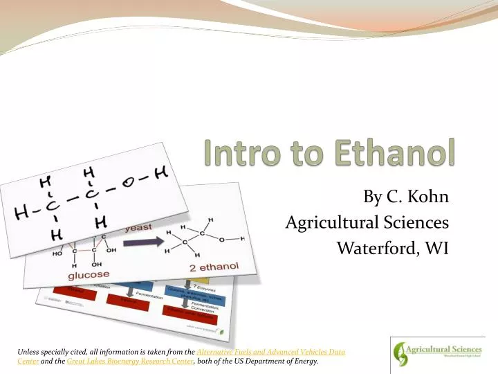 intro to ethanol