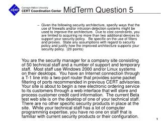 MidTerm Question 5