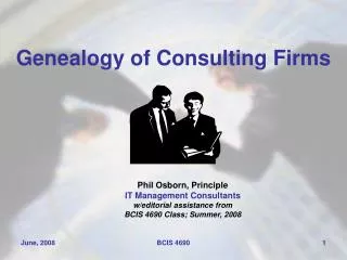 Genealogy of Consulting Firms