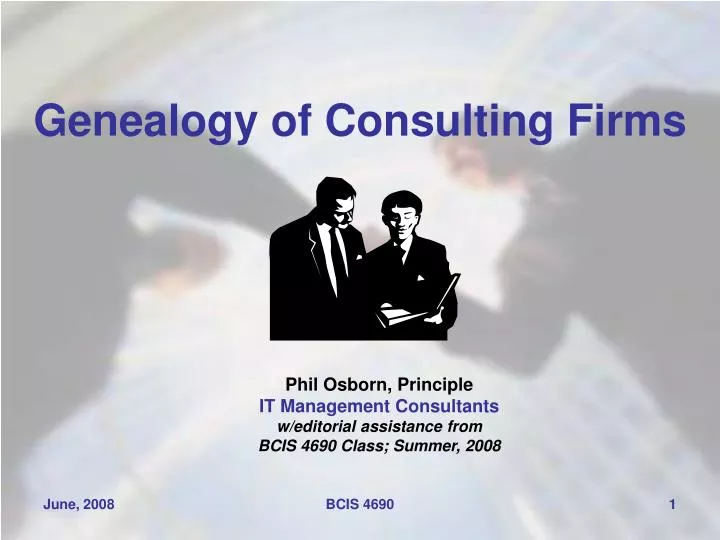 genealogy of consulting firms