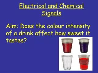 Electrical and Chemical Signals