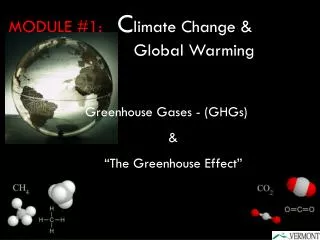 Greenhouse Gases - (GHGs) 	 &amp; “The Greenhouse Effect”