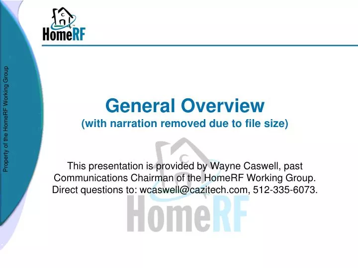 general overview with narration removed due to file size