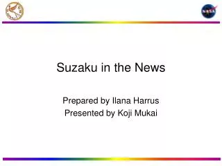Suzaku in the News