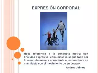 expresi n corporal