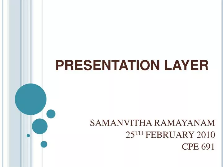 presentation layer