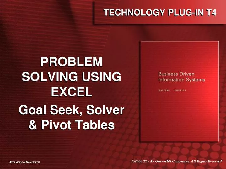 technology plug in t4