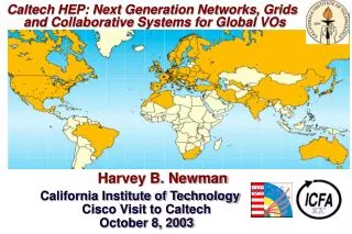 Caltech HEP: Next Generation Networks, Grids and Collaborative Systems for Global VOs