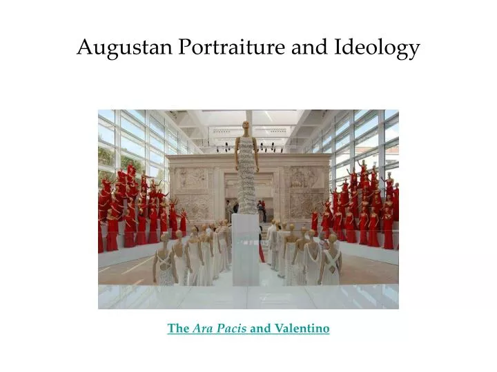 augustan portraiture and ideology