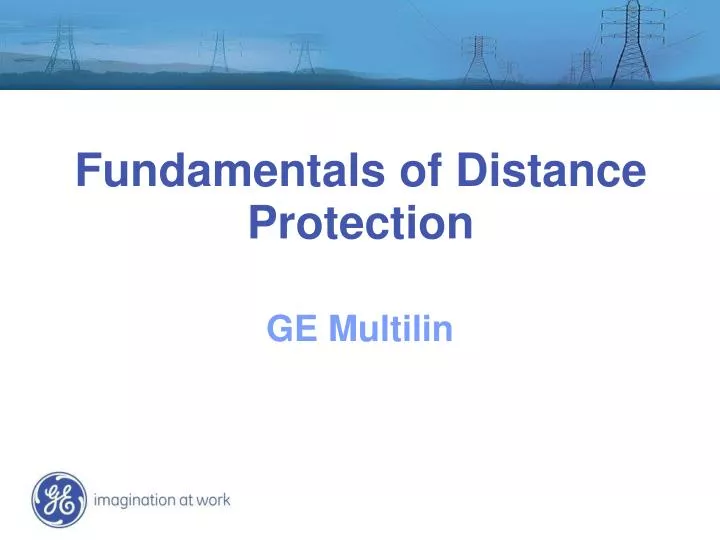 fundamentals of distance protection