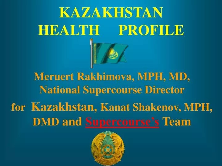 kazakhstan health profile