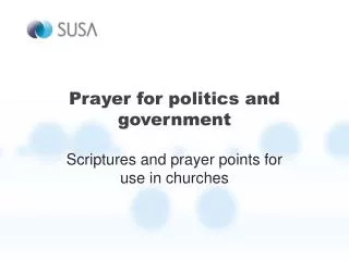 Prayer for politics and government