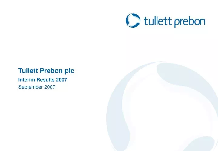 tullett prebon plc