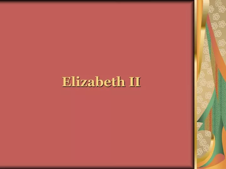 elizabeth ii