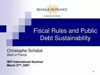 Fiscal Rules and Public Debt Sustainability