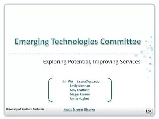 Emerging Technologies Committee
