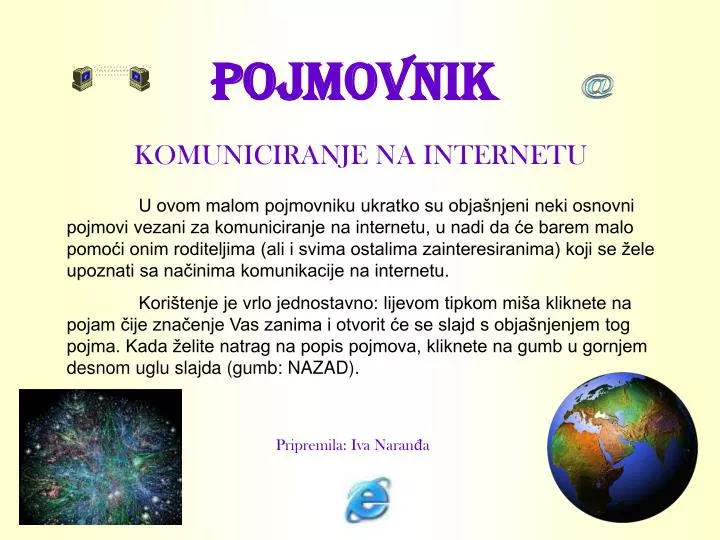 pojmovnik komuniciranje na internetu