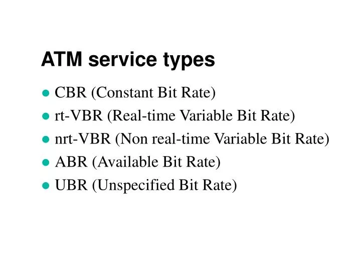 atm service types