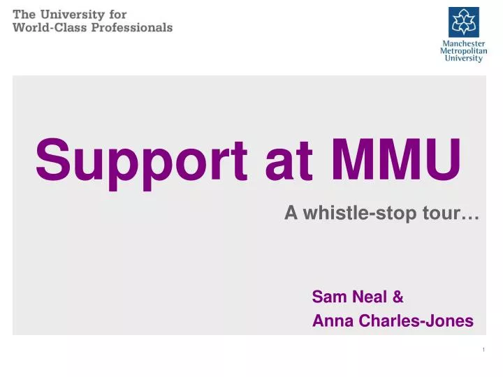 support at mmu