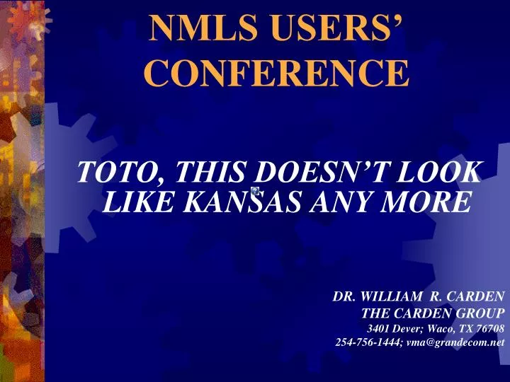 nmls users conference